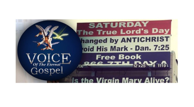 The Eternal Gospel Church: Sabbath-Keeping Pastor Publishes Controversial Newspaper Ads